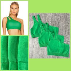 NWT Camila Coelho Sport Belmira Bra In Kelly Green Size S/M